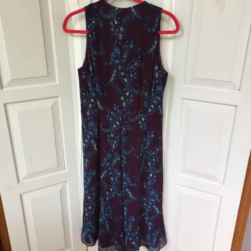 CAbi Purple and Blue Midi Dress - Picture 12 of 16